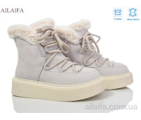 Угги Ailaifa M021-1 grey-white