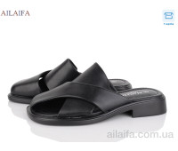 Шлепки Ailaifa FLY06-3 black Шлепки Ailaifa FLY06-3 black