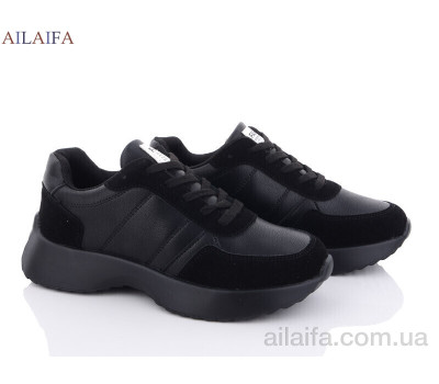 Кроссовки Ailaifa A2361 black піна