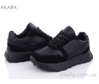 Кроссовки Ailaifa 2399 all black піна
