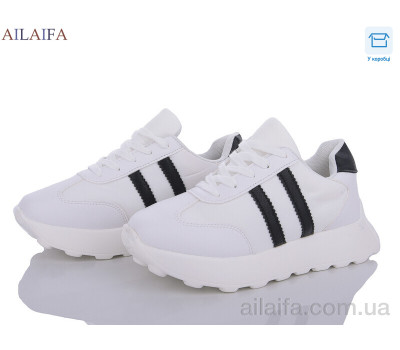 Кроссовки Ailaifa 2393 white-black піна