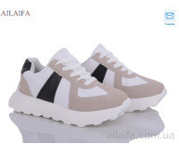 Кроссовки Ailaifa 2395-2 white-black піна