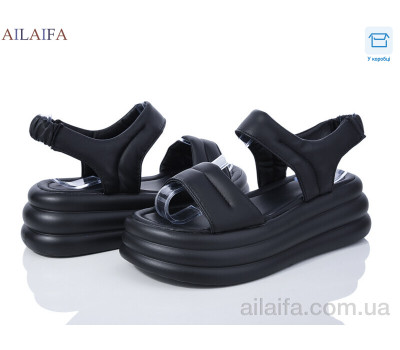 Босоножки Ailaifa 7020 all black