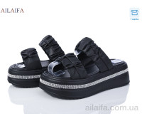 Шлепки Ailaifa 7039 all black