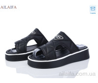 Шлепки Ailaifa 6002 all black