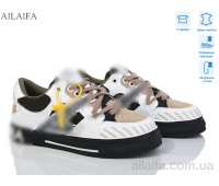 Кроссовки Ailaifa 7025 white-black